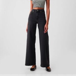 Gap High Rise Wide Leg Jeans